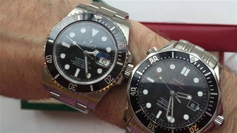 omega seamaster 300 professional vs rolex submariner|rolex seamaster black.